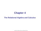 Database System: Chapter 4 - The Relational Algebra and Calculus