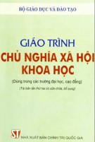 Giáo trình Chủ nghĩa xã hội khoa học (dùng trong các trường đại học và cao đẳng): Phần 1