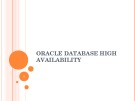 Oracle database high availability