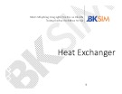 Bài giảng Heat exchanger