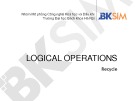 Bài giảng Logical operations: Recycle