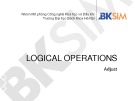 Bài giảng Logical operations: Adjust