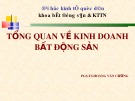 Bài giảng Tổng quan về kinh doanh bất động sản - PGS.TS. Hoàng Văn Cường