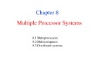 Operating System: Chapter 8 - Multiple Processor Systems