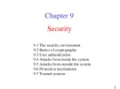Operating System: Chapter 9 - Security