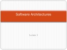 Software Architectures: Lecture 3
