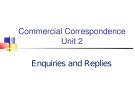 Lecture Commercial Correspondence: Unit 2 - Nguyễn Mai Hương (p3)