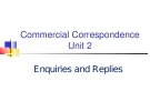 Lecture Commercial Correspondence: Unit 2 - Nguyễn Mai Hương (p2)