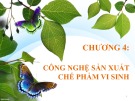 Bài giảng Vi sinh ứng dụng: Chương 4 - GV. Đoàn Thị Ngọc Thanh