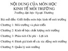 Bài giảng môn Kinh tế môi trường: Chương 1 - ĐH Ngoại Thương