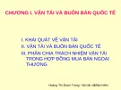 Bài giảng Chương 1: Vận tải và buôn bán quốc tế - Hoàng Thị Đoan Trang