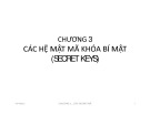 Bài giảng An toàn thông tin - Chương 3: Các hệ mật mã khóa bí mật