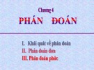 Bài giảng Chương 4: Phán đoán