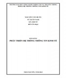 Bài giảng Phát triển hệ thống thông tin kinh tế: Phần 1 - ĐH CNTT&TT