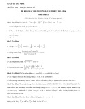 Đề khảo sát chất lượng có đáp án môn: Toán 11 - Trường THPT Thuận Thành số 1 (Năm học 2015-2016)