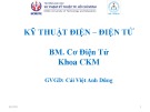 Bài giảng Kỹ thuật điện, điện tử: Phần 1 (Chương 2) - GV. Cái Việt Anh Dũng