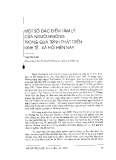 Một số đặc điểm tâm lý của người Hmông trong quá trình phát triển kinh tế - xã hội hiện nay