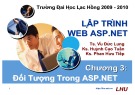 Bài giảng Lập trình Web ASP.NET: Chương 3 - ĐH Lạc Hồng