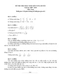 Đề thi chọn học sinh giỏi vòng huyện có đáp án môn: Toán (Năm học 2009-2010)