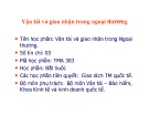 Bài giảng Vận tải và giao nhận trong ngoại thương - Chương 1: Vận tải và buôn bán quốc tế