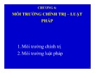 Bài giảng Quản trị kinh doanh quốc tế (International business international business managementmanagement) - Chương 6: Môi trường chính trị và luật pháp