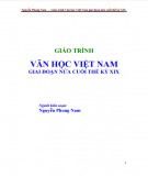 Giáo trình Văn học Việt Nam giai đoạn nửa cuối thế kỷ XIX: Phần 1