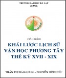 Giáo trình Khái lược lịch sử văn học phương Tây thế kỷ XVII - XIX: Phần 2