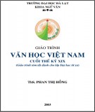 Giáo trình Văn học Việt Nam cuối thế kỷ XIX (Giáo trình tóm tắt dành cho lớp Đại học từ xa): Phần 2