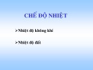 Bài giảng Khí tượng nông nghiệp - Chương 3: Chế độ nhiệt