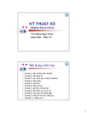 Bài giảng Kỹ thuật số - Th.S Đặng Ngọc Khoa