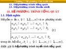 Bài giảng Toán cao cấp 1 - Chương 2: Hệ phương trình tuyến tính