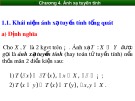 Bài giảng Toán cao cấp 1 - Chương 4: Ánh xạ tuyến tính