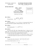 Đề thi chọn học sinh giỏi cấp tỉnh Quảng Ninh lớp 12 THPT có đáp án môn: Toán – Bảng B (Năm học 2012-2013)