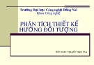 Bài giảng Phân tích thiết kế hướng đối tượng: Chương 0 - Nguyễn Ngọc Duy