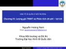 Bài giảng Kinh tế và quản lý môi trường: Chương 4 - Nguyễn Hoàng Nam