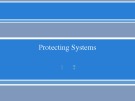 Lecture Information systems security - Chapter 3: Protecting systems