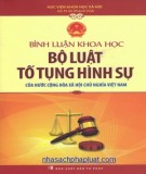 Bộ luật tố tụng hình sự - Bình luận khoa học: Phần 2