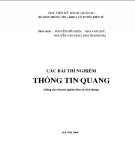 Điện tử viễn thông - Các bài thí nghiệm thông tin quang: Phần 1