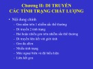 Bài giảng Di truyền và chọn giống thủy sản - Chương 2: Di truyền các tính trạng chất lượng