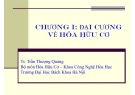 Bài giảng Chương 1: Đại cương về hóa hữu cơ