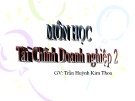 Bài giảng Tài chính doanh nghiệp 2: Chương 11 - Trần Huỳnh Kim Thoa