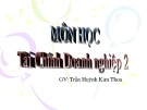 Bài giảng Tài chính doanh nghiệp 2: Chương 12 - Trần Huỳnh Kim Thoa