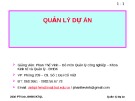 Bài giảng Quản lý dự án - Phan Thế Vinh