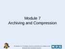 Module Linux essentials - Module 7: Archiving and compression