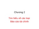 Bài giảng Quản trị tài chính - Chương 2: Tìm hiểu về các loại báo cáo tài chính