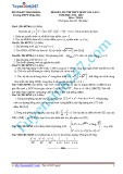 Đề khảo sát chất lượng ôn thi THPT quốc gia lần 1 có đáp án môn: Toán - Trường THPT Thiệu Hóa (Năm học 2014-2015)