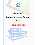 Cẩm nang ôn luyện THPT quốc gia 2006 môn: Sinh học