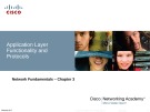 Lecture Network Fundamentals – Chapter 3: Application Layer Functionality and Protocols