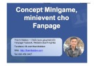 Concept minigame, minievent cho fanpage