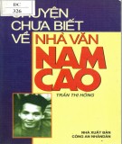 Tìm hiểu về nhà văn Nam Cao: Phần 1